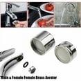 thumbnail image 5 of Adaptador de aireador de grifo, aireador de fregadero de cocina con carcasa de latón macizo que ahorra agua, acabado cromado con tecnología antifugas, diámetro de 22 mm, para hogares con conciencia, 5 of 5