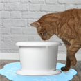 thumbnail image 3 of Fontaine à Eau pour Animaux Set de Table en Silicone Réutilisable Cuisine Animaux Alimentation Bureau Décoration Tapis Repas Bleu, 3 of 9