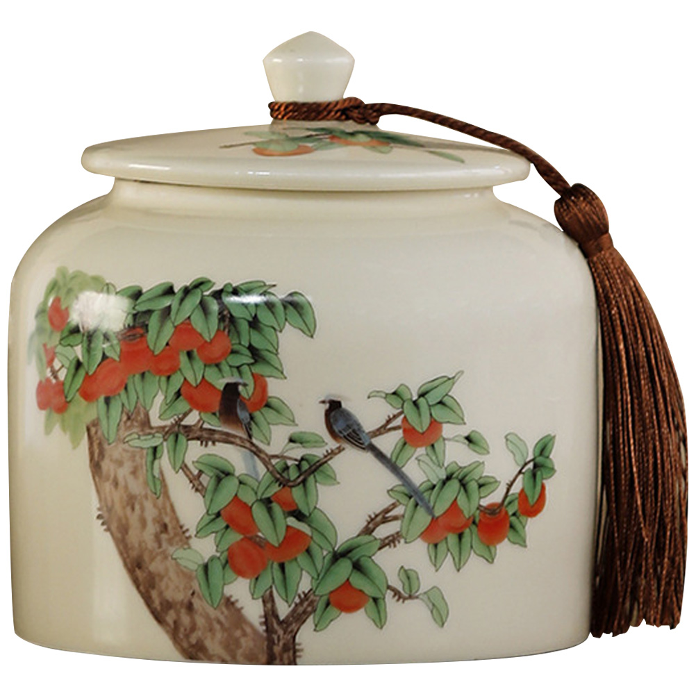 NUOLUX Ceramic tea jar Sealed Ceramic Tea Jar Kitchen Storage Box Tea Ceramic Tea Container with