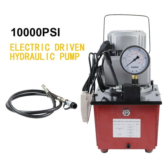 AC 110V Electric Driven Hydraulic Pump Power Unit Single Acting w/ 1.8M Oil Hose