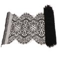 thumbnail image 1 of Cinta de adorno de encaje floral de 3 yardas, accesorios de ropa de de ropa de bricolaje Negro un perfecl Cinta con adornos de encaje, 1 of 8