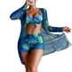 thumbnail image 1 of MKLEKYY Trajes De Baño Completo Mujer Women'S Gorgeous Court Style Printing 3D Swimsuit Beach Skirt Two Piece Set, 1 of 6