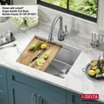 thumbnail image 2 of Delta 95B9132-23S Lorelai 23” Workstation Kitchen Sink Undermount 16 Gauge Stainless Steel, 2 of 7