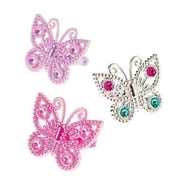 12 Ct Small Assorted Style Butterfly Rings