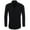 Z1-Black, variant on Mens Shirts Long Sleeve Stretch -Free Casual Button Down Shirts White Button Up Shirt Men Black 3XL