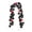 D, variant on Fall Red Black Contrast Maple Leaf Garland 3 Sizes Flexible Plastic Vine Halloween Thanksgiving Christmas Mantel Railing Decor