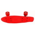 thumbnail image 3 of VT Mini Smooth Ride Cruiser Complete 17" Banana Skateboard w/ 54mm Wheels, ABEC-7 Bearings (Red), 3 of 4