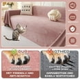 thumbnail image 2 of Dark Couch Covers for Sectional Sofa Couch Cover L Shape Couch Covers for Dogs Washable Couch Cover Banket Modern Sofa Slipcovers Super Soft Sofa Towel for Kids Pets ” x ”, 2 of 9