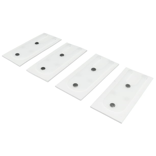 Suministros para ventanas, almohadilla autoadhesiva de aislamiento acústico de aleación de aluminio de 4 piezas, almohadilla a prueba de viento, rendimiento de alta gama
