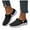 Black, variant on Womens Orthopedic Mules Clogs with Back Straps Summer Breathable Mesh Walking Slip on Sneakers Sandals