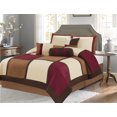 thumbnail image 2 of Luxury 7-Piece Soft Suede Comforter Set - 5 Different DESIGNS - Full/Queen/King/California King, 2 of 2