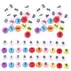 thumbnail image 4 of 200 cuentas acrílicas sueltas con números para hacer pulseras., 4 of 5
