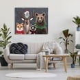 thumbnail image 3 of Stupell Industries Winter Woodland Animals Holiday Painting Gallery Wrapped Canvas Art Print Wall Art, 48 x 36, 3 of 8