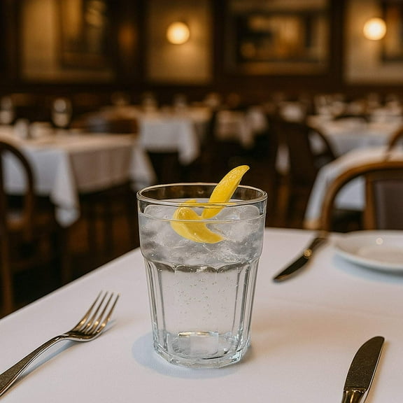 Polycarbonate Drinkware dia.3.25" h:3.5" 8 oz. Round Clear Polycarbonate Tumbler (Set of 12)