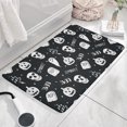 thumbnail image 3 of Ghost Boo Halloween Pattern Flannel Non Slip Door Rugs,Washable Door Mats Indoor,Decorative Door Mats,Dirt-Resistant and Absorbent Doormat for Entrance,Bedroom,Kitchen,Bathroom,31.5x17in(80x43cm), 3 of 4