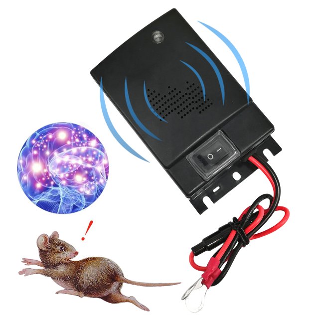 Repelente Ratones Con Ultrasonido para Coche Protección Circuito Repelente Roedores Modo Autocomprobación