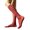 Wine Red, variant on Xinwanna Men's Casual Business Dress Socks Middle Calf Wide Striped Sheer Nylon Stockings Formal Suit See Through Thin Faux Silk Socks (Black,One Size)
