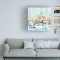 thumbnail image 2 of Trademark Fine Art Emma Caroline Beach Town Summer I Canvas Wall Art - 14x14, 2 of 5