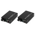 thumbnail image 3 of Transceptor convertidor de medios de fibra óptica Ethernet de 100M enchufe monomodo 100-250VUS, 3 of 5