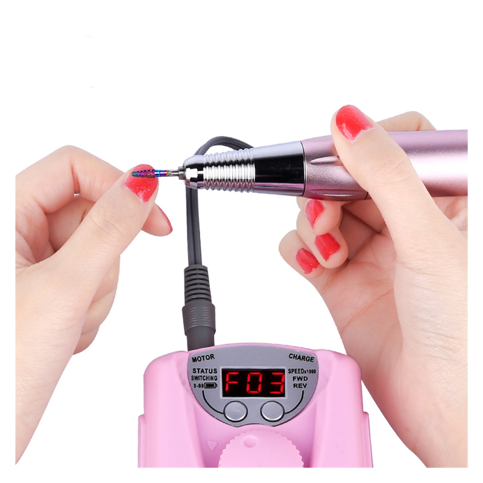Professional Manicure Manchine Set 30000 RPM Electric Nail Drill Bits Mill Cutter Nail File Sander Gel Polish Pedicure Tool Kits