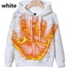 thumbnail image 3 of Sudadera con capucha con estampado de mano de llama pop para hombres y niños, ropa de calle moderna, jerséis, chaquetas deportivas unisex, ropa con capucha de invierno, 3 of 4