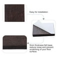 thumbnail image 5 of Unique Bargains 60Pcs Felt Furniture Pads Square 1" Floor Protector for Table Chair Leg, 5 of 7