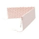 thumbnail image 3 of Almohadilla lateral para cuna,Forro de cuna para bebé acolchado en el interior de la cuna grueso,Cojín acolchado lateral para cuna transpirable para niños y niñas,Cojín Corazón rosa, 3 of 9