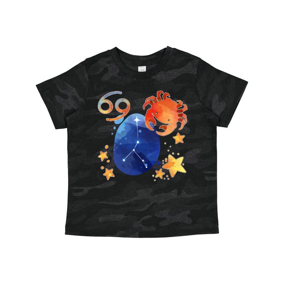 Inktastic Cancer Crab Constellation Zodiac Sign Illustration Boys or Girls Toddler T-Shirt