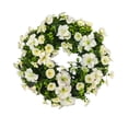thumbnail image 2 of EGYMEN Spring Door Wreath, Winter Wreath with Artificial Greenery, Decorative Floral Wreath for Indoor and Outdoor Holiday Decor, Natural Style Festive Wreath, 2 of 6