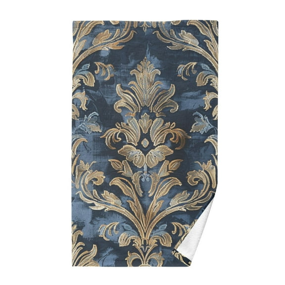 Boho Floral Hand Towel Cotton Bath Towel Large Face Towels Absorbent for Bathroom Home Hotel