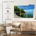 thumbnail image 5 of Elephant Stock Paradise Cove Photography Wall Art - Horizontal Multi Panel Canvas - Living Room Wall Decor - Nature Multi Panel - Green And Blue Decor - 50" x 32", 5 of 8