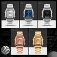thumbnail image 4 of AURIGATE Men's Dual Display Square Watch, Stainless Steel Analog Digital Watch Waterproof Multi-Function for Daily Business Casual Wear, 4 of 4
