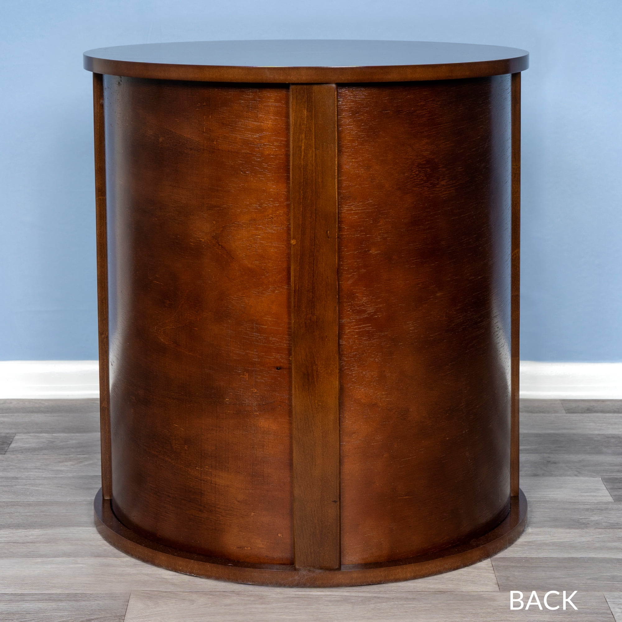 The Refined Feline, Purrrrfect End Table, Mahogany