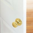 thumbnail image 3 of Design House Tulip Interior Dummy Door Knob, Polished Brass, 3 of 12