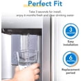 thumbnail image 4 of Icepure Replacement Refrigerator Water Filter for GE MWF, MWFP, MWFA, MWFAP, MWFINT, GWF, GWF01, GWF06, GWFA, HWF, HWFA, FMG-1, R, 4 of 8