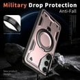 thumbnail image 2 of Compatible with Samsung Galaxy A26 5G Case, Hybrid Slim Phone Cases Fit for Samsung Galaxy A26 5G, Compatible with MagSafe Magnetic Ring Stand Rugged Case, Shockproof Protective, Rosegold, 2 of 6