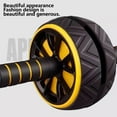 thumbnail image 7 of Ab Roller Wheel for Abs Workout - Core Strength Training Equipment for Home Gym with Knee Pad, Abdominal Exercise Wheel for Men and Women(Yellow), 7 of 7