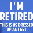 thumbnail image 3 of CafePress - I'm RETIRED Dark T Shirt - Men's Classic Graphic Cotton T-Shirt, 3 of 4