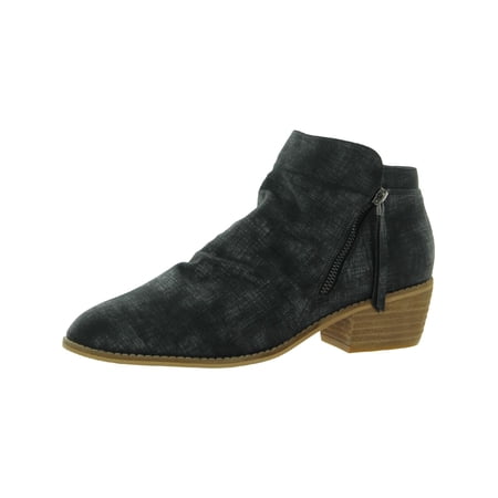 Boutique by Corkys Womens Butternut Faux Leather Block Heel Ankle Boots