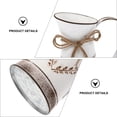 thumbnail image 2 of GOOHOCHY Jarrones galvanizados de metal, jarrón, jarra vintage, jarra de flores, jarrón francés, florero rústico, florero, cubo de flores, decoración rústica para bodas, 2 of 7