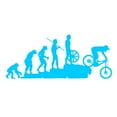 thumbnail image 6 of Walbest Car Auto Vehicle Funny Human Evolution MTB Bike Reflective Decals Sticker Decoration Universal, 6 of 6