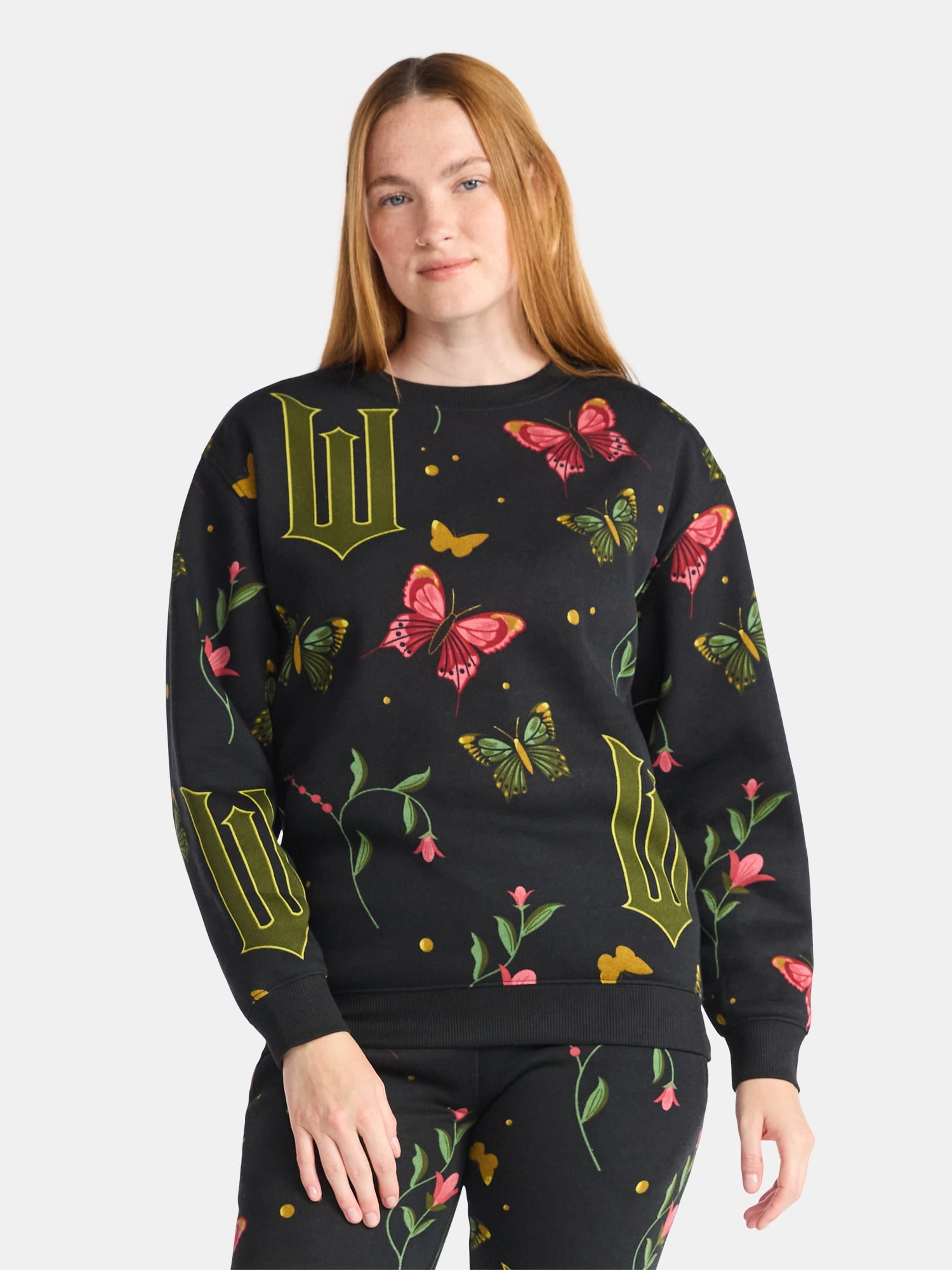 Disney Stitch Women's Graphic Zip-Up Hoodie Sweatshirt, Sizes XXS