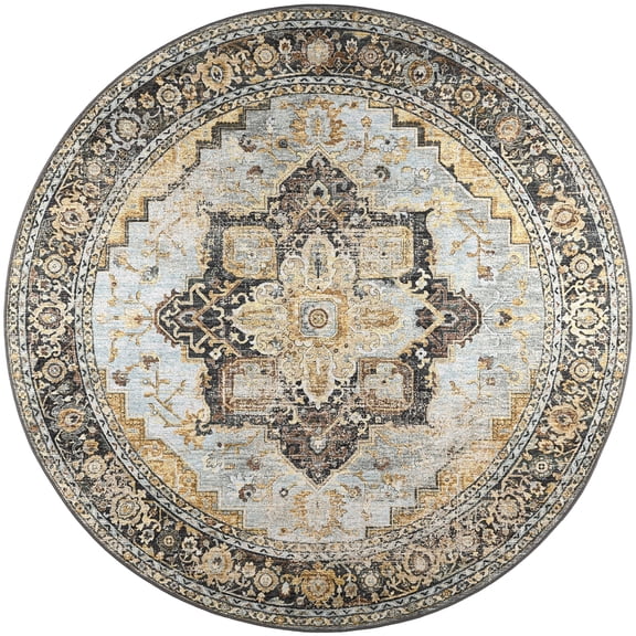 Dalyn Jericho Area Rug JC2-Pewter JC2PW8RO Pewter, 8' x 8'