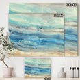 thumbnail image 2 of Designart Ocean Mineral Waves Canvas Wall Art, 2 of 3