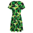 thumbnail image 5 of Margarita Short Sleeve Dress Women Summer Evening Dresses Ladies Sundress, 5 of 7