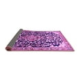 thumbnail image 2 of Ahgly Company Indoor Square Medallion Purple Traditional Area Rugs, 4' Square, 2 of 4