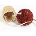thumbnail image 7 of Handmade Rattan Pinecone Shaped Small Storage Basket, Cute Compact Desktop Sundries Organizer, Home Decoration Photo Props For Jewelry Candy Cosmetic Small Items Storage, 7 of 7
