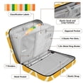 thumbnail image 4 of Haosy Accordion File Organizer Zipper Binder 500 Sheet 6-Tab Expanding File Folder Multi-Pocket 1.2 Inch 3 Ring Grid Lines, 4 of 7