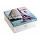 thumbnail image 2 of PACK 4 Caja organizadora de plástico con imagen de PARIS Torre Eiffel Tutti-Home TUTTI-HOME Azul, 2 of 3