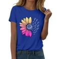 thumbnail image 2 of Lightweight Summer Tops for Women Casual Beach Daily Cute Short Sleeve, 2 of 6